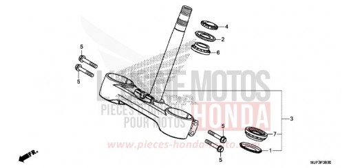 STEERING STEM CRF1000DH de 2017
